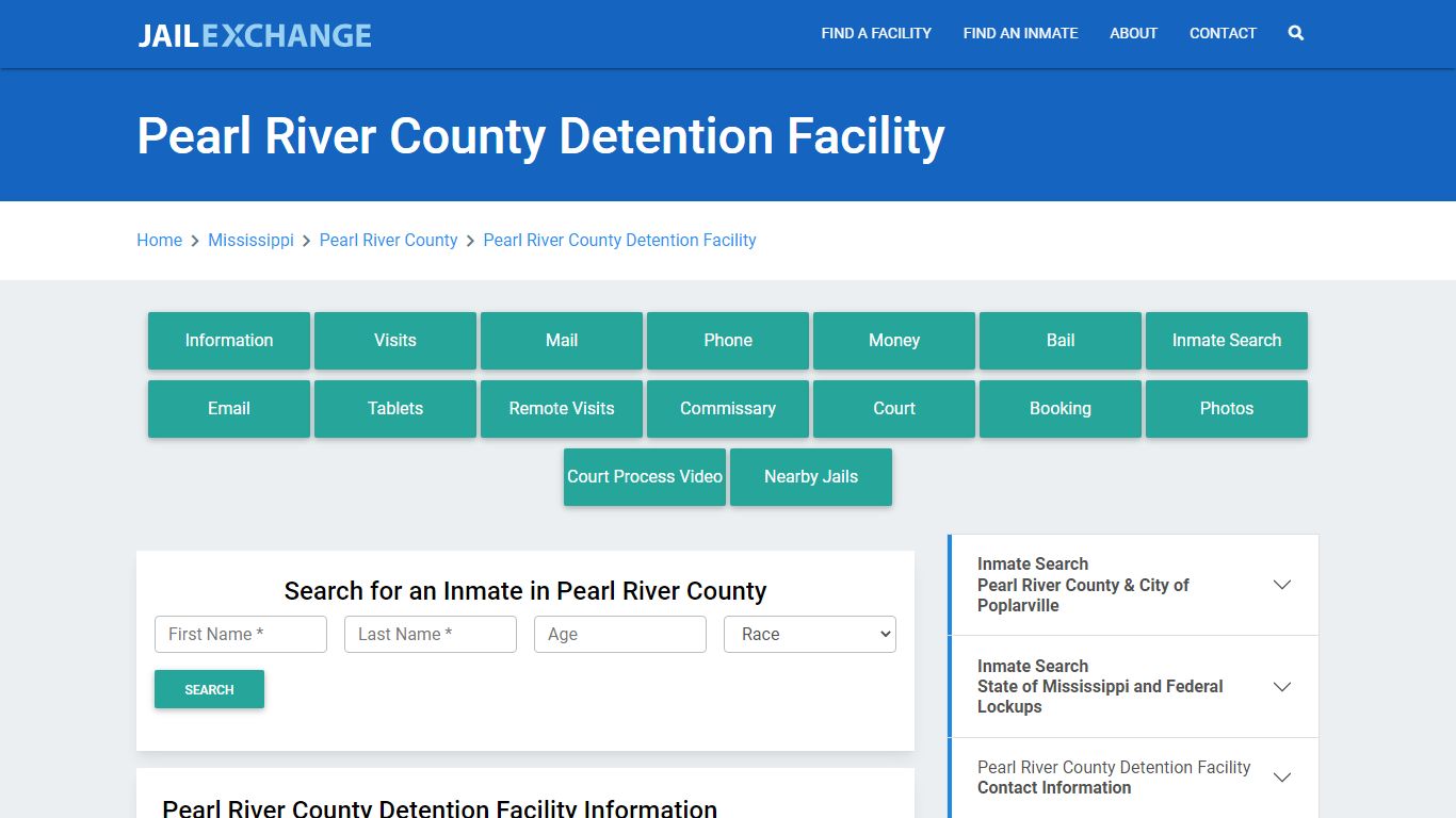 Pearl River County Detention Facility - Jail Exchange